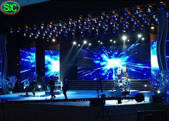 Giá tốt P3.91 Music Show Ultra Thin Led Video Wall Rental Waterproof Hanging Structure trực tuyến
