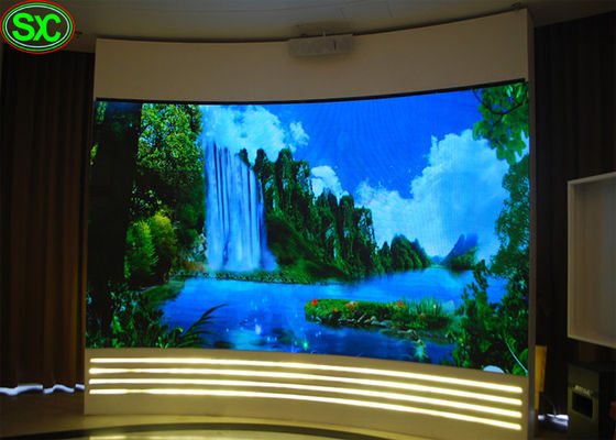 Giá tốt Màn hình Led trong nhà Led, Hình dạng đường cong P3 Led Video Wall led màn rèm trực tuyến