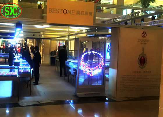 Giá tốt SMD2121 kinglight Transparent LED Screen advertising / Transparent Poster Screen trực tuyến