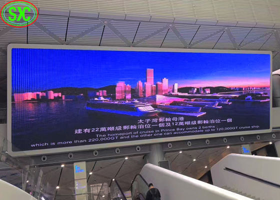 Giá tốt Metro Station 6mm Large Led Display Billboard For Advertising , High Brightness trực tuyến