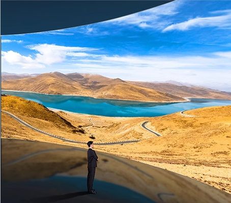 Giá tốt Super Hot Selling HD GOB Không thấm nước Small Pixel Curved Advertising Màn hình nền sân khấu Trực tuyến