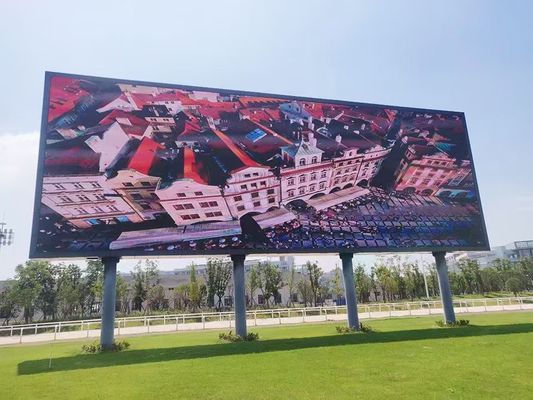 Giá tốt Màn hình thuê màn hình cong độ sáng cao IP65 P12 Bảng quảng cáo ngoài trời LED trực tuyến