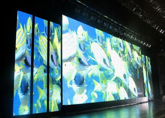 SMD LED Video Screen Die-Cast Aluminum P4 / Indoor Stage LED Display với mật độ 62,500/M2