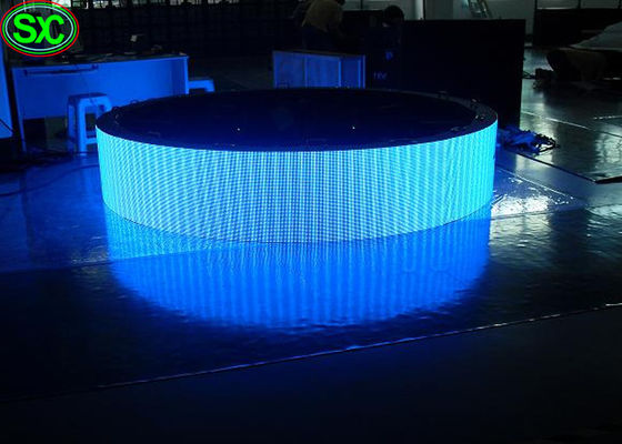 Giá tốt P3.91 Curved Shape Curtain Màn hình hiển thị LED cho quảng cáo, 5500-6500 nits trực tuyến