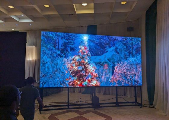 Giá tốt HD trong nhà SMD LED Die-Cast Aluminum Full Color Iron Cabinet Screen, 3 năm bảo hành trực tuyến