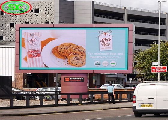 P6 Tủ chống nước màn hình thuê LED SMD3535 bên ngoài sử dụng cố định 3 năm bảo hành