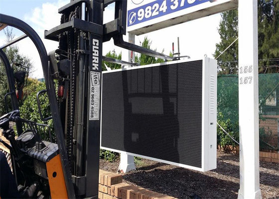 Biểu tượng LED hiệu quả về năng lượng ngoài trời P3.91 biển báo LED cho trạm xăng và trạm xe buýt