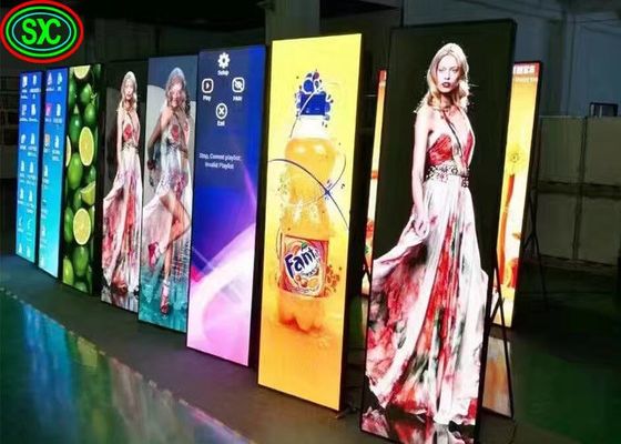 960 * 320 Phân giải mô-đun màn hình LED Poster với P2mm Pitch và vật liệu tấm nhôm