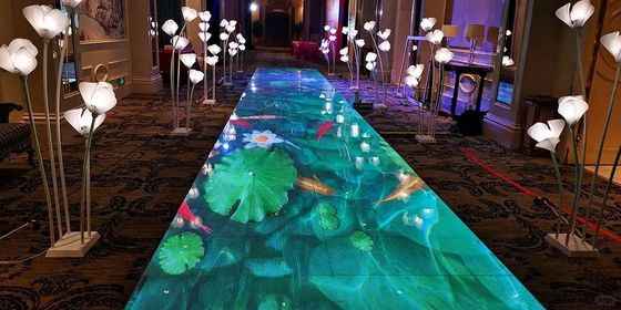 Giá tốt Tạo ra một bầu không khí không thể quên với điều khiển sàn nhảy LED của chúng tôi RGB 3IN1 Đèn sàn hiệu ứng ánh sáng phát sáng trực tuyến