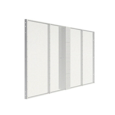 Giá tốt P4.81 Cho thuê màn hình LED trong suốt 1/16 quét 250 * 250mm Module For Commercial Center Street Trực tuyến