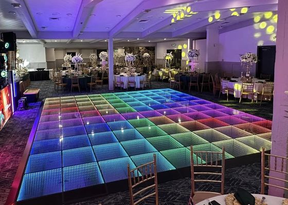 Giá tốt IP65 P6 LED DJ Stage Dance Floor Không thấm nước Power Cabinet Hệ thống LSN trực tuyến