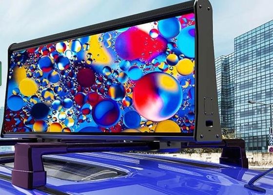 Giá tốt Màn hình xe taxi chống nước P4 đầy đủ màu sắc chip Epistar 3 năm bảo hành trực tuyến