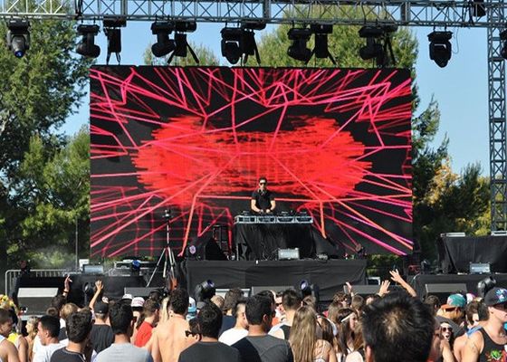 P4 Màn hình thuê đèn LED màu đầy ngoài trời cho bệnh viện và sân vận động SMD2121