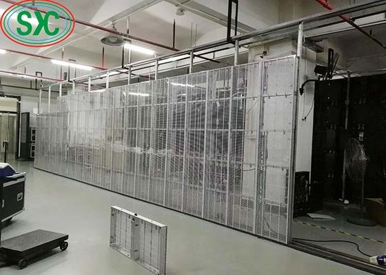 Giá tốt G3.91-7.82 Ultra Thin Full Color Transparent Video Wall SMD2525 IP54 Thời gian sử dụng dài trực tuyến