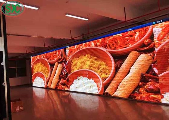 Màn hình cao độ phân giải SMD LED Die-Cast Aluminum 62500 Dots/Sqm, Nhà trong nhà LED TV Wall Rent