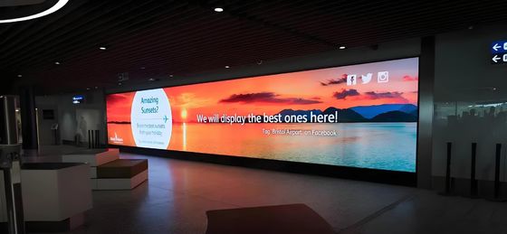 Màn hình hiển thị led trong nhà P3 độ phân giải cao có độ phân giải cao 576 * 576mm Bảng quảng cáo bảng điều khiển tủ diecasting