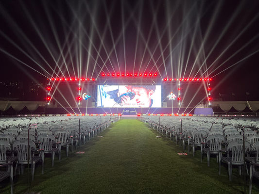 Màn hình quảng cáo hiển thị LED P10 ngoài trời Cài đặt cố định 1/2 Scam 8000mcd