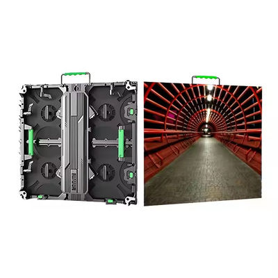 Giá tốt P6 Tiêu chuẩn 576x576mm Tủ nhôm đúc trượt ngoài trời màn hình đầy màu trực tuyến