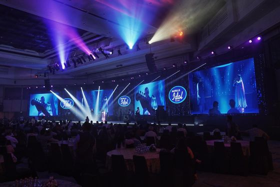 Giá tốt P3 led bảng quảng cáo 4K HD led bảng nội thất led video tường P3 đơn vị 576x576mm, Novastar hệ thống,1200cd độ sáng, 3840hz tốc độ làm mới trực tuyến