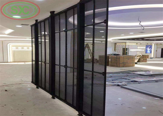 Màn hình LED trong suốt chống nước IP43 xếp hạng Tủ nhôm nhẹ 0.2KG / PC Trọng lượng mô-đun