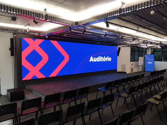 Màn hình LED độ phân giải cao P2.6 Màn hình LED màu đầy đủ trong nhà với 160000 pixel / m sup2 500 * 500mm Kích thước mô-đun