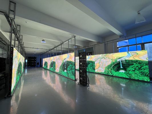 Độ sáng GOB màn hình LED với độ sáng 1500 bit 320 * 160mm Led Module 640 * 640MM Kích thước tủ