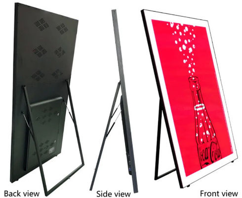 Tủ nhôm Digital Indoor Poster Display 680x2000mm Kích thước màn hình cho hiệu quả tối đa quảng cáo trong nhà