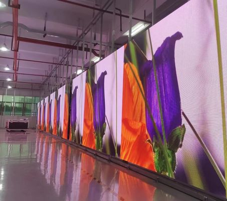 Màn hình quảng cáo LED cố định độ nét cao với khoảng cách điểm ảnh P6 và kích thước hình dạng LED SMD3535/2727