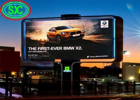 P5 P10 biểu tượng bảng quảng cáo dẫn với tỷ lệ làm mới 3840HZ và độ bền lâu dài