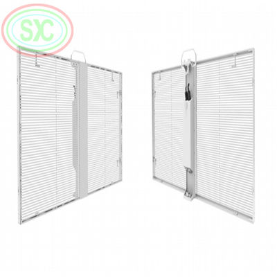 Giá tốt Màn hình LED trong suốt IP43 chống nước cho các sự kiện và triển lãm Cabinet trọng lượng 6,2kg SMD2121 loại LED trực tuyến
