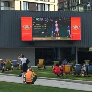 Mức bảo vệ IP65 bảng quảng cáo LED với R 625-630nm và Tỷ lệ làm mới 3840HZ'nhu cầu