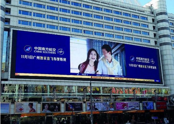 100000 giờ tuổi thọ quảng cáo màn hình LED với kích thước màn hình tùy chỉnh và thiết kế chống nước