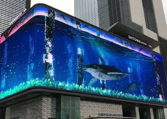 Cho thuê màn hình LED đầy màu ngoài trời - 1/16S Chế độ lái xe IP65 chống nước 5000 độ sáng