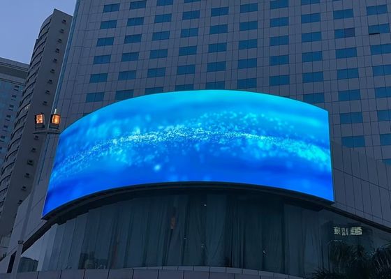 Giá tốt Hộp nhôm đúc nghiền P20 ngoài trời màn hình video LED tường quảng cáo bên ngoài tường duy trì trực tuyến