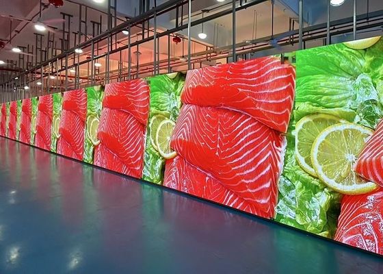 Giá tốt Màn hình LED trong nhà trong suốt có độ ổn định cao với thiết kế tấm cực mỏng chống thời tiết trực tuyến
