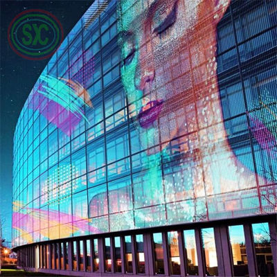 6.2kg Trọng lượng tủ màn hình LED trong suốt cho yêu cầu của khách hàng