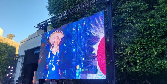 Thiết lập cố định màn hình LED đầy màu ngoài trời P10 P8 P6 P5 với độ sáng cao SMD3535 chip LED cho màn hình quảng cáo