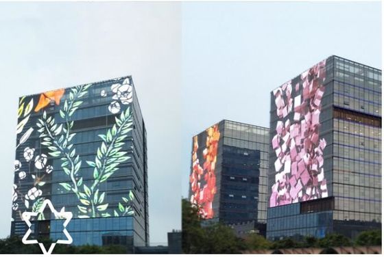 SMD2121 Loại màn hình kỹ thuật số minh bạch LED cho và trọng lượng mô-đun 0,2KG / PC