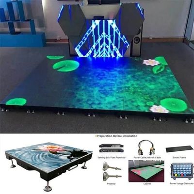 Tỷ lệ làm mới 3840hz / s và điều khiển RGB 3IN1 cho sàn nhảy sáng rực rỡ