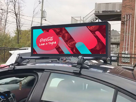 Chất lượng 96 * 32 Cm Car LED Sign Display Asynchronous Control và DC 5V Voltage cho màn hình phân giải nhà máy