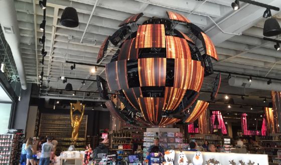 Màn hình LED hình cầu chống nước IP43 với chức năng hiển thị video và chứng nhận FCC