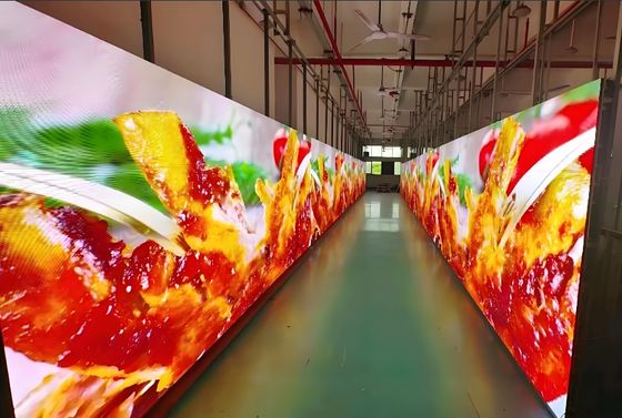 Giá tốt Kích thước tủ 600*337.5MM Màn hình LED dán keo trực tuyến