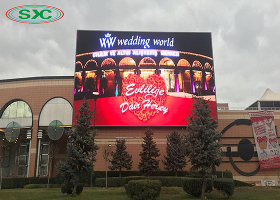 Giá tốt SCXK cài đặt P6 Led Video tường màn hình không thấm nước cố định sắt thép tủ trực tuyến