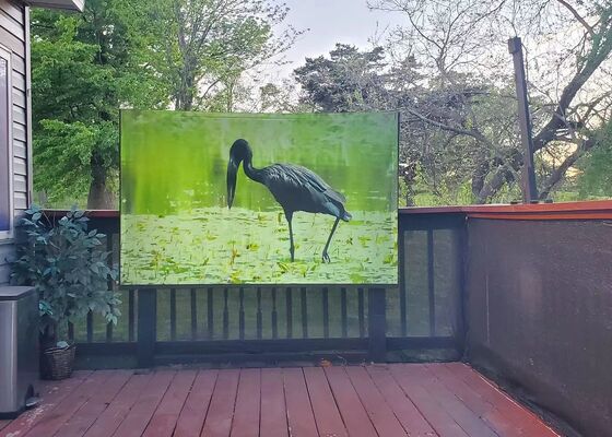 ngoài p6 192 * 192mm màu đầy đủ cài đặt cố định màn hình LED chống nước tủ quảng cáo màn hình LED