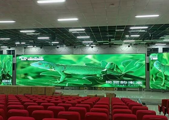 Giá tốt sân khấu nhỏ P3 màn hình hiển thị led trong nhà 576 * 576mm tủ diecasting sân khấu màn hình led tường video trực tuyến