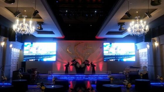 Giá tốt Màn hình LED Nội thất P3.9 500x500mm tủ LED Cho thuê LED tường video và tỷ lệ làm mới 3840hz trực tuyến