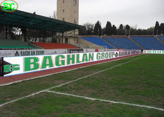 P10 RGB Football Stadium LED Display , 5000hz High refresh rate 5 year warranty