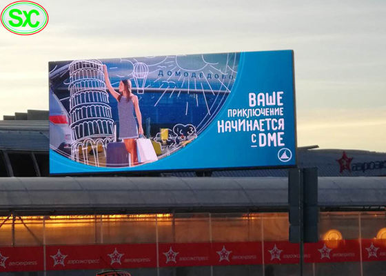 đầy đủ màu sắc ngoài trời bảng hiệu led Bảng điều khiển màn hình 10 mm 1R1G1B cho quảng cáo