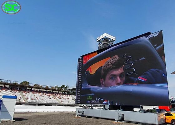 Màn hình LED quảng cáo lớn P10 độ phân giải cao 3535 Kích thước đèn