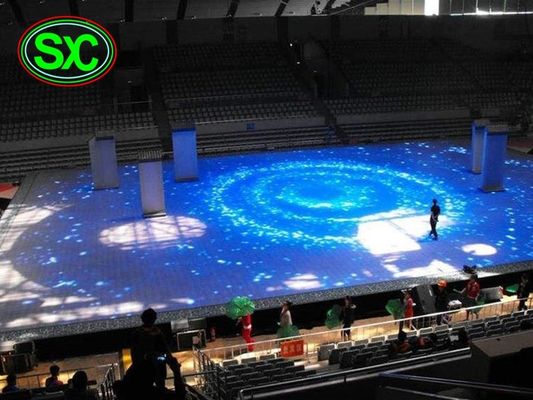 ngoài trời p10 đầy đủ màu Diy Light Up sàn Dance Với Skidproof Mặt nạ, Kích thước Tùy chỉnh